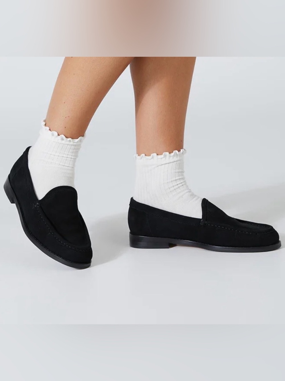 NWT Tony Bianco Zoe Black Suede Loafers 7.5 (fits US 8) New in box - Picture 2 of 8
